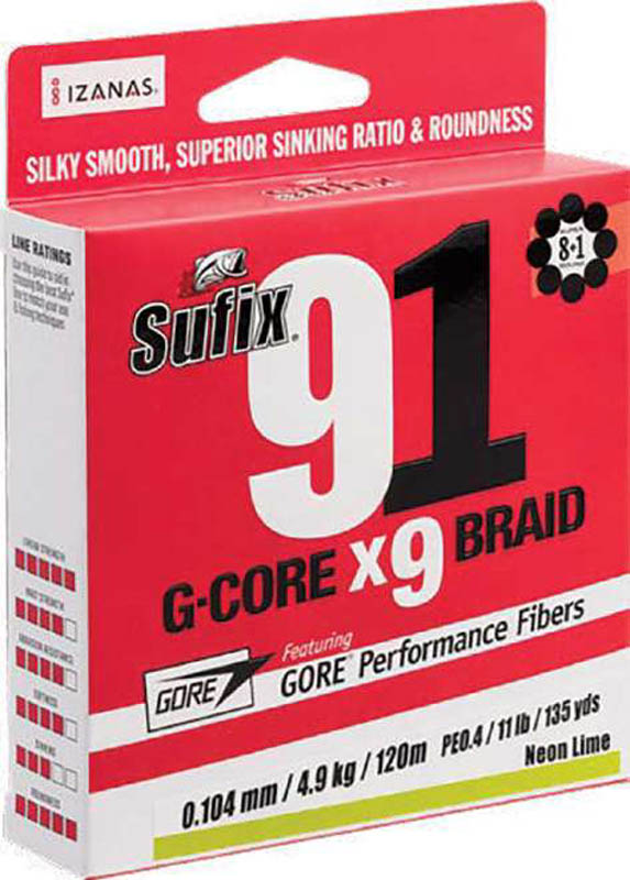 Леска плетеная 91 braid, 0.185мм, 9,5кг, 150м, зеленый