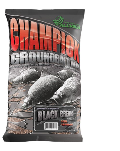 Прикормка "Champion Black Bream" 1кг, черный лещ
